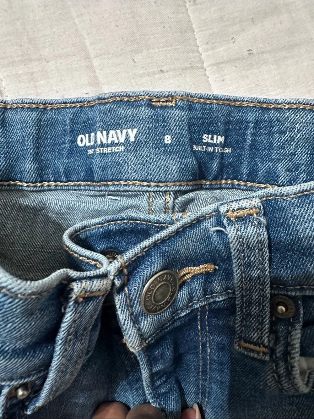 Old Navy Boy’s Medium Blue Straight Jeans